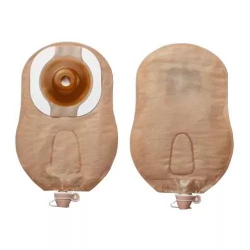 Premier Convex Flextend Urostomy Pouch With Belt Tabs 1-1/4" (32mm) Pre-cut With Tape, Ultra Clear- Box of 5