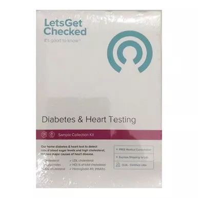 Privapath Diagnostic 860002028019 - Lets Get Checked Home Diabetes & Heart Testing