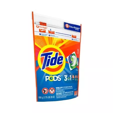 Procter & Gamble Laundry Detergent Tide PODS 35 Count Bag Pod Scented - Pack of 35 - 00037000931270-PK