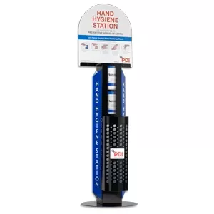 Professional Disposables Floor Stand Sani-Bracket Deluxe 5 Canisters - Each - P013600-EA