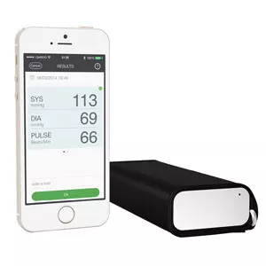 Qardio, A100 - QardioArm Smart Blood Pressure Monitor for Apple iOS and Android White
