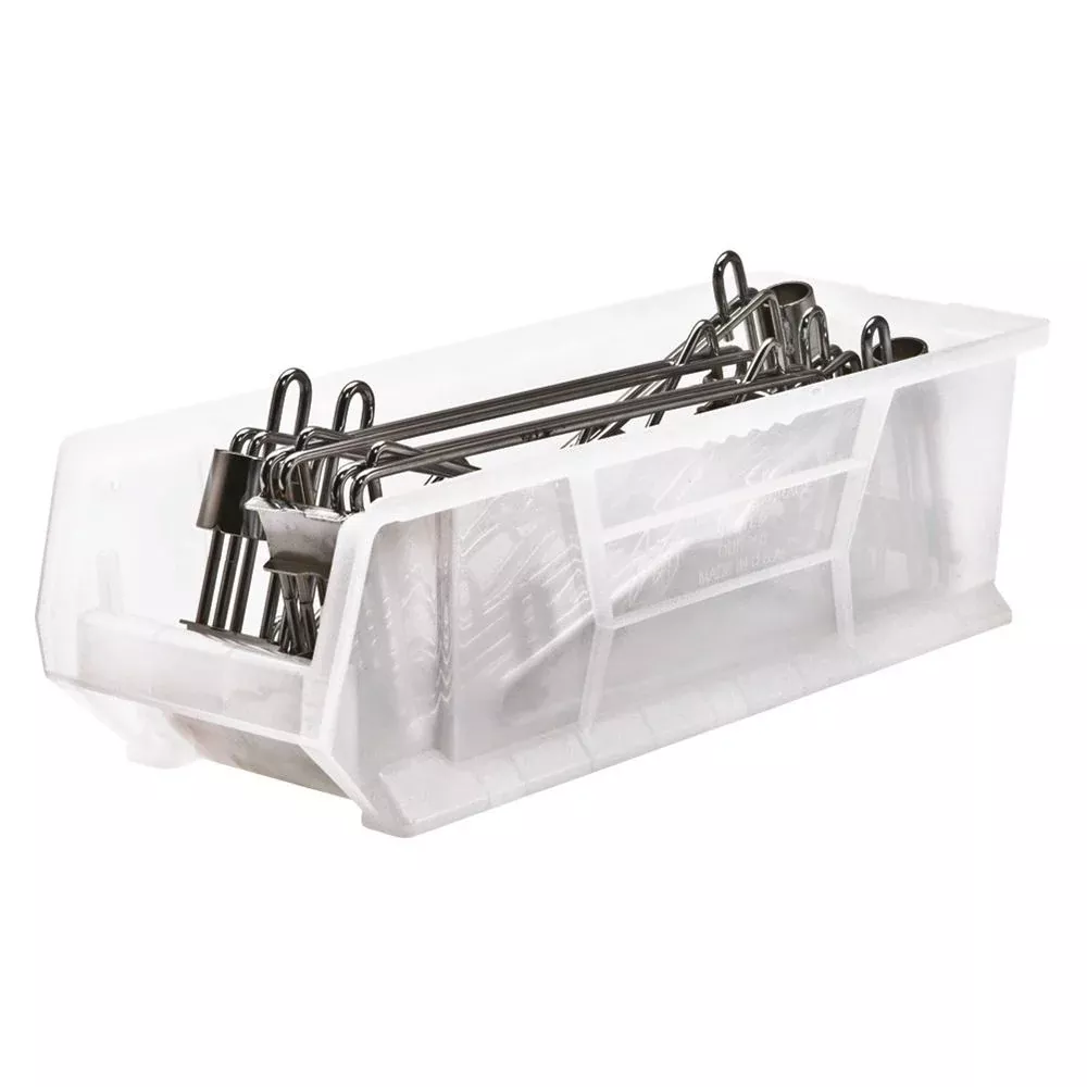 Quantum Clear-View Hulk Containers Clear-View Hulk Container, 11"W x 10"H x 23-7/8"D, cs/4 - 937795