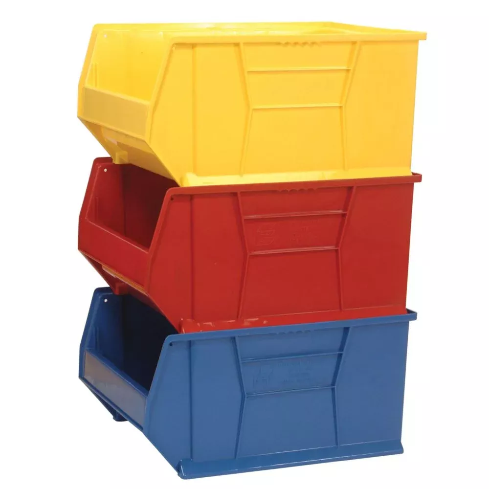 Quantum Hulk Containers Mobile Hulk Container, 16-1/2"W x 11"H x 23-7/8"D, Red - 960528/RED/NA