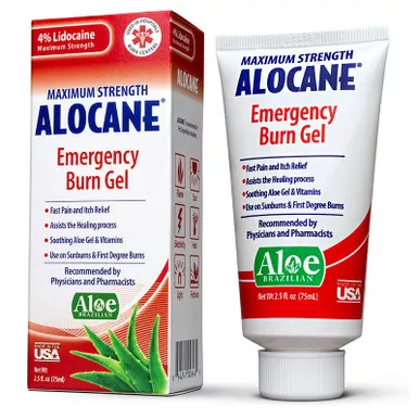 Quest ALC6462PK - ALOCANE Maximum Strength Emergency Room Burn Gel, 2.5 oz.