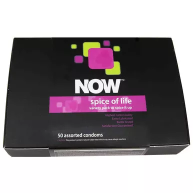 Quest NW00688 - Now Spice of Life Pleasure Pack Condoms in Cigar Box