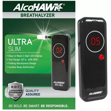 Quest Q3I2800S - AlcoHAWK Ultra Slim Breathalyzer