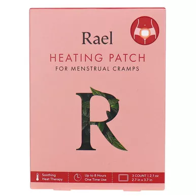 Rael RAEL-HPB03-V10-01 - Rael Heating Patch for Menstrual Cramps with Extra Coverage, 3 ct - REPLACES RLIRAELHPBGV1001