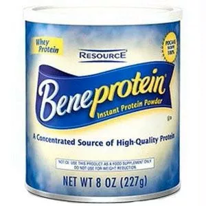 Resource Beneprotein Instant Protein Unflavored Powder 8 Oz. Canister- 1 Each
