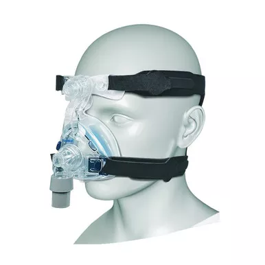 Respironics 1002800 - Deluxe Headgear 4 Strap Black