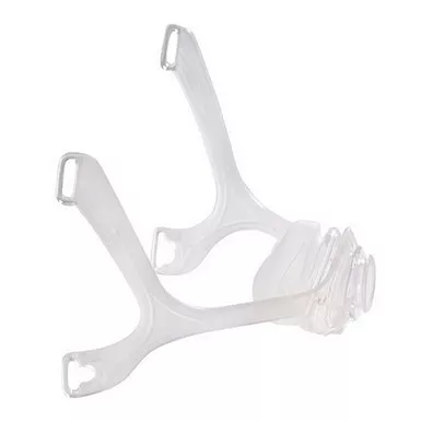Respironics 1101552 - WISP Mask without Headgear, Clear Frame, Large