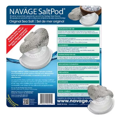 Rhinosystems 145828 - Navage Nasal Care, SaltPod 30-Pack