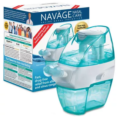 Rhinosystems NC-SDG2-SP-18-SS - Navage Saline Nasal Irrigation Starter Kit