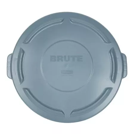 RJ Schinner Co Trash Can Lid Rubbermaid Strong, Snap-On Lid for Secure, Stable Stacking, Gray - Each - FG263100GRAY-EA