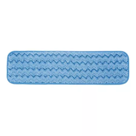 RJ Schinner Co Wet Mop Pad Rubbermaid HYGEN™ Bound Edge Blue Microfiber / Polyester / Nylon Reusable - Case of 12 - FGQ41000BL00-CS