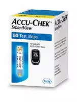 Roche 6337538001 - Blood Glucose Test Strips Accu-Chek SmartView 50 Strips per Pack