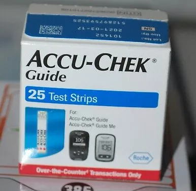 Roche 7453710001 - Accu-Chek Guide 25 ct Blood Glucose Test Strips