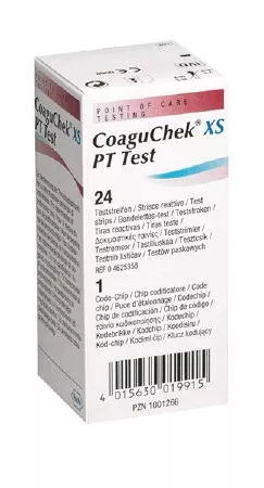 Roche 7797826160 - Coagulation Test Strip CoaguChek XS - Box of 24