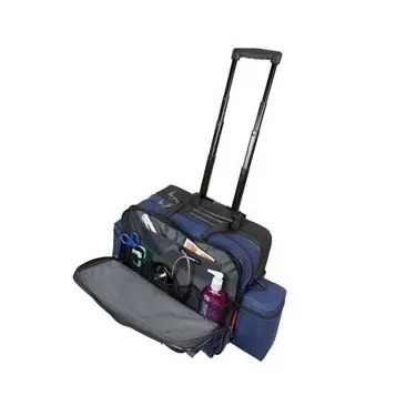 Rolling Medical Bag Navy Blue 600D Waterproof Polyester 9 X 13 X 16 Inch- Default Title