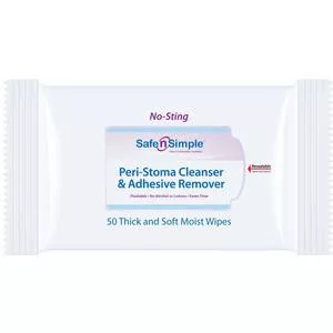 Safe N Simple SNS00525 - Adhesive Remover Safe n Simple™ Wipe 50 per Pack