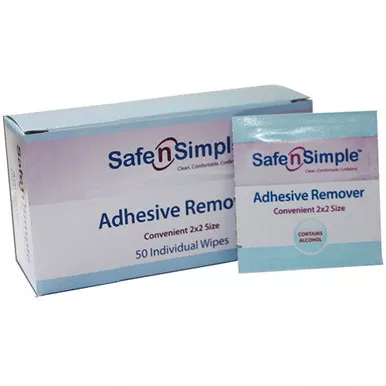 Safe N Simple SNS00650 - Adhesive Remover Wipe