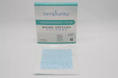 Safe N Simple SNS57208 - Silicone Transparent Dressing 8" x 8"
