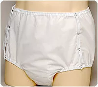 Salk 2000-M - CareFor 1-Piece Snap-on Brief with Waterproof Safety Pocket Medium