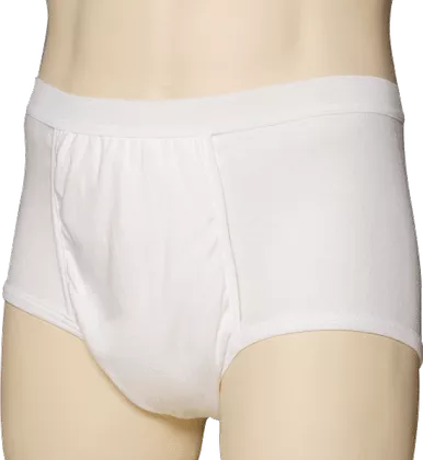 Salk 67800M - Light & Dry One Piece Men's Brief, Medium, 34" - 36" Waist