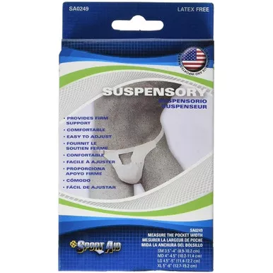 Scott Specialties SA0249 WHI XL - SportAid Suspensory, X-Large