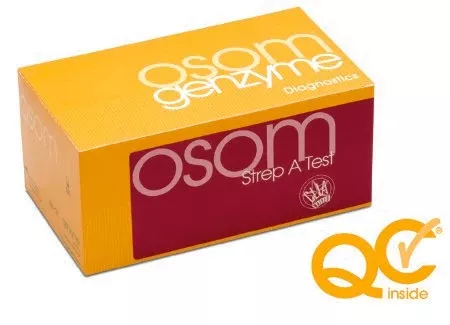 Sekisui Diagnostics Respiratory Test Kit OSOM Infectious Disease Immunoassay Strep A Test Throat Swab Sample 50 Tests CLIA Waived - KT/50 - 141-KT