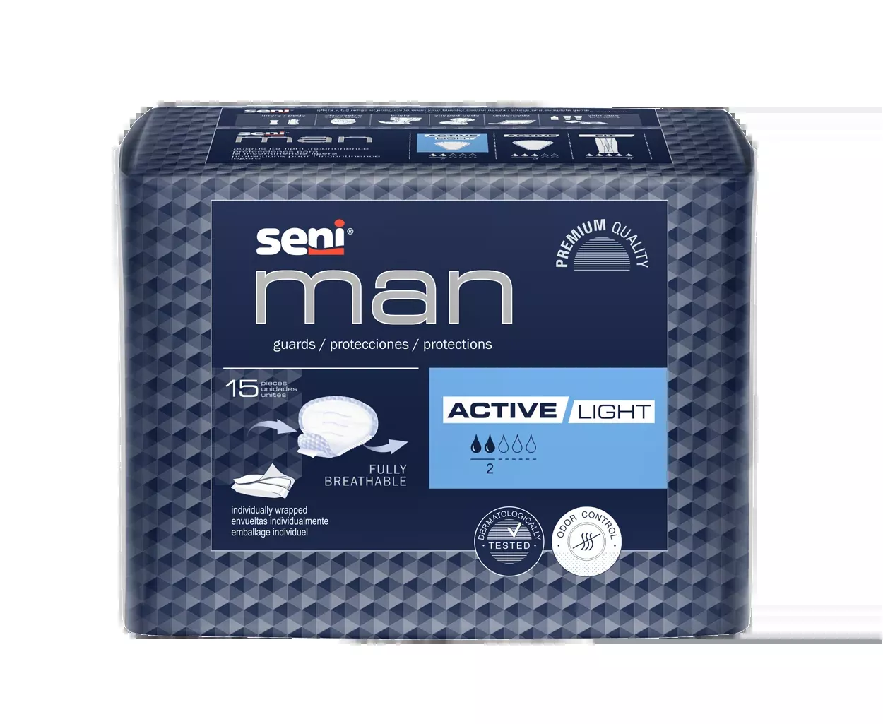 SENI MAN ACTIVE LIGHT GUARDS- Pack of 15