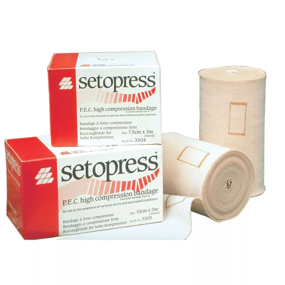 Setopress Compression Bandage, 4"W x 140"L - 510357
