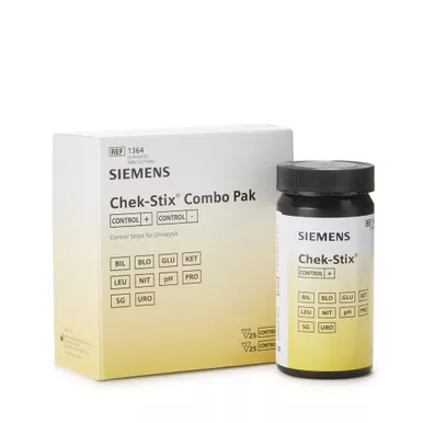 Siemens 10310483 - Multi-Analyte Control Set Chek-Stix Urinalysis Positive Level / Negative Level 50 per Bottle