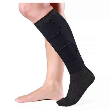 Sigvaris 1401UCBKT - COMPREFLEX TRANSITION Calf, Small, Tall, Black