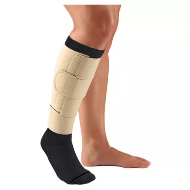 Sigvaris 1414UCBKR - COMPREFLEX TRANSITION, X-Large, Regular, Beige