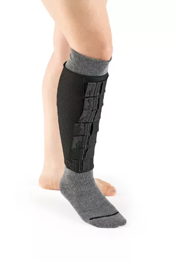 Sigvaris 2101NFBKRL - COOLFLEX STANDARD, Small, Regular, Left, Black, No Foot