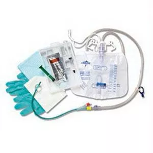 Silvertouch 100% Silicone Closed System Foley Catheter Tray 16 Fr 5 Cc- Each of 1