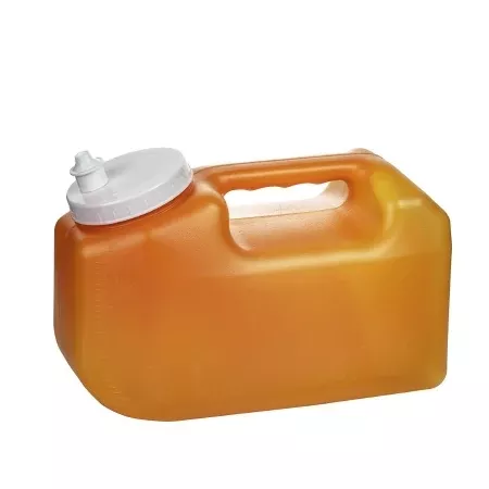 Simport Scientific 24 Hour Urine Specimen Collection Container Urisafe 4-1/2 X 6-1/4 X 9-5/8 Inch 3,000 mL (101 oz.) Screw Cap Unprinted NonSterile - Each - B350-EA