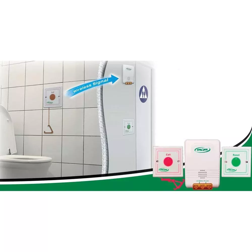 Smart Caregiver Easy-to-Install Emergency Call Button and Light System Easy-to-Install Emergency Call Button and Light System - 713594