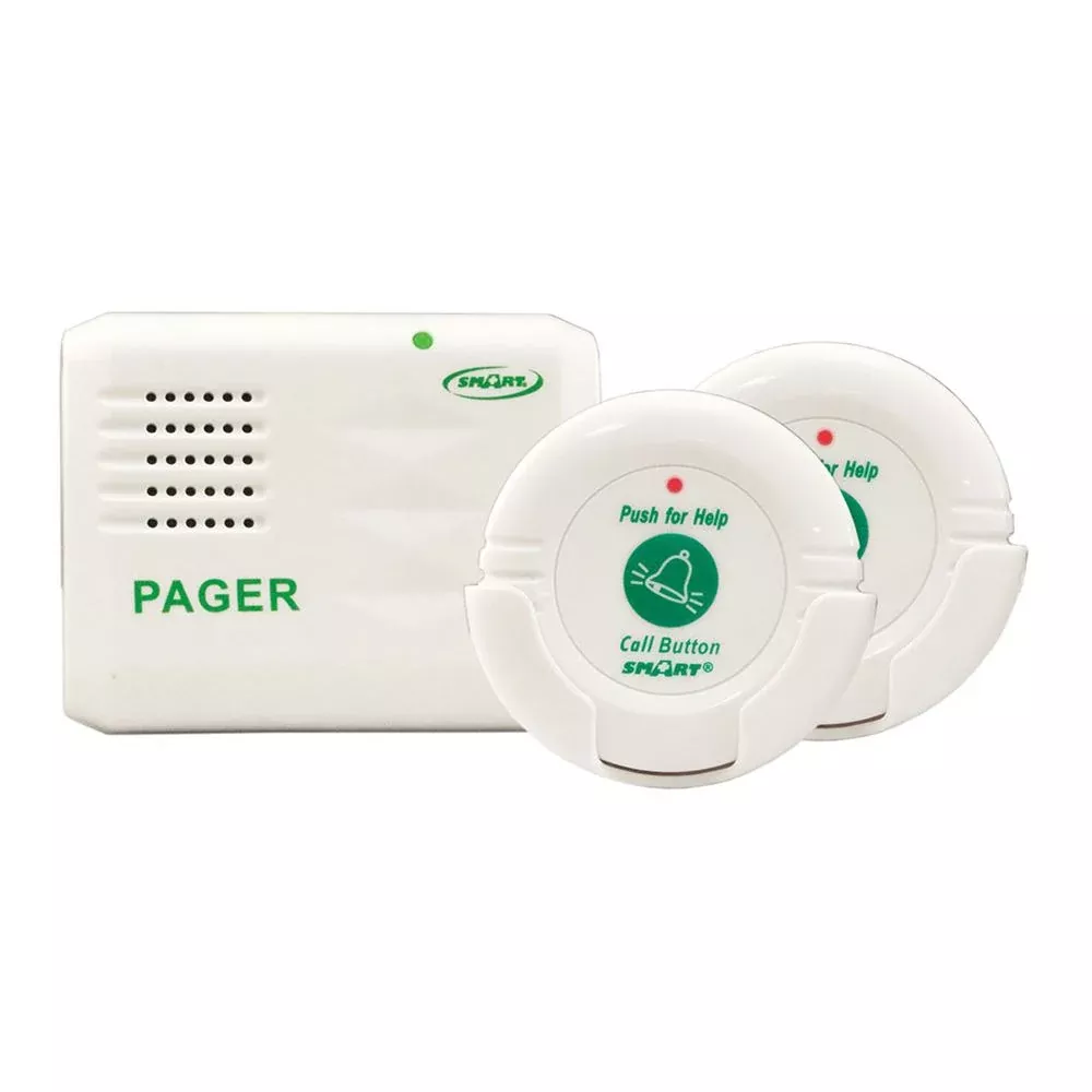 Smart Caregiver Wireless Departure and Fall Prevention 2-Pendant Paging System Wireless Departure & Fall Prevention 2-Pendant Paging System - 711155