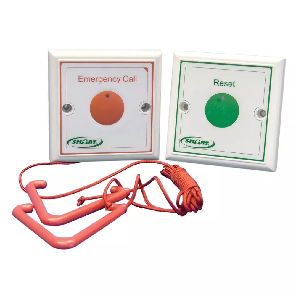 Smart Cargiver Wireless Bathroom Call Buttons Emergency Call Light and Alarm - 710194