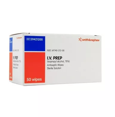Smith & Nephew 59421200 - Alcohol Prep Pad IV PREP™ 70% Strength Isopropyl Alcohol Individual Packet Sterile