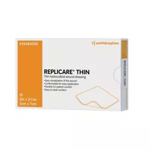 Smith & Nephew 59484000 - Replicare Thin Hydrocolloid Dressing, 2" x 2-3/4"