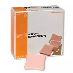 Smith & Nephew 66000093 - ALLEVYN Non-Adhesive Hydrocellular Foam Dressing, 6" x 6" - REPLACES 5466020093