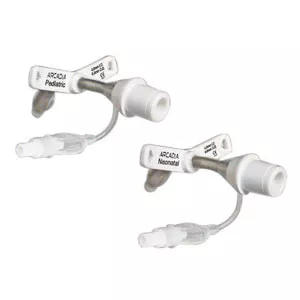 Smiths Medical 353045 - Arcadia Silicone CTS Extend Connect Cuffed Pediatric Trach Tube, Size 4.5
