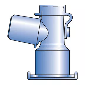 Smiths Medical 525151 - Pneupac Sterile Standard Dual-Axis Swivel Adapter