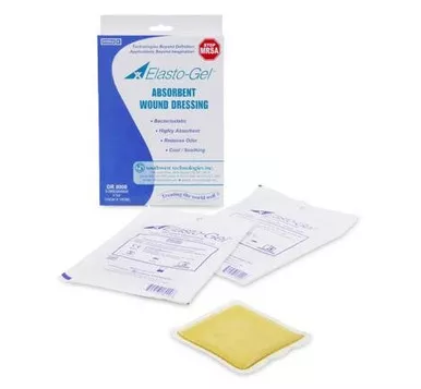 Southwest DR8000 - Hydrogel Dressing Elasto-Gel™ 4 X 4 Inch Square Sterile