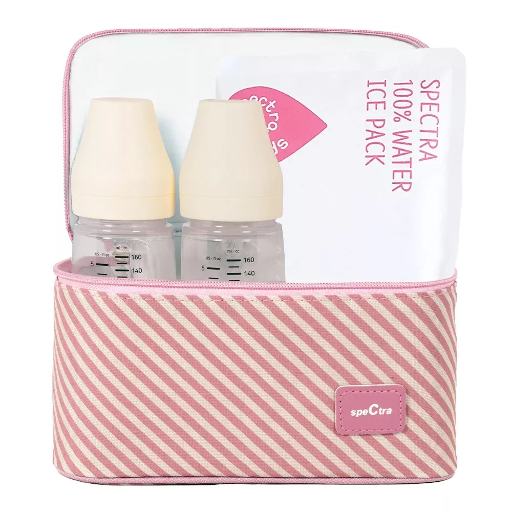 Spectra Cooler With Ice Pack And Two Bottles- 1 Each