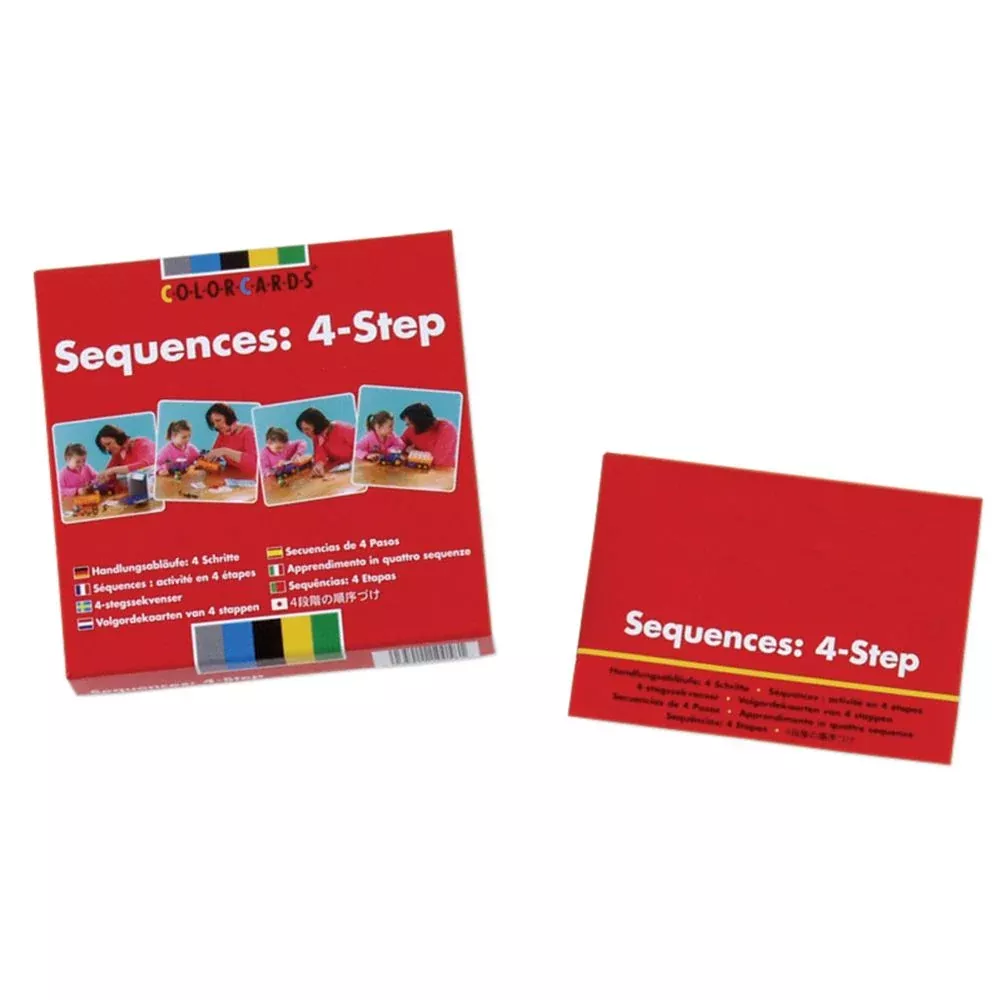 Speechmark ColorCards Sequences: 4-Step Color Cards ColorCards: Sequences 4-Step Color Cards - 82190