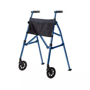 Standers 4300-CB - EZ Fold-N-Go Walker, Cobalt Blue