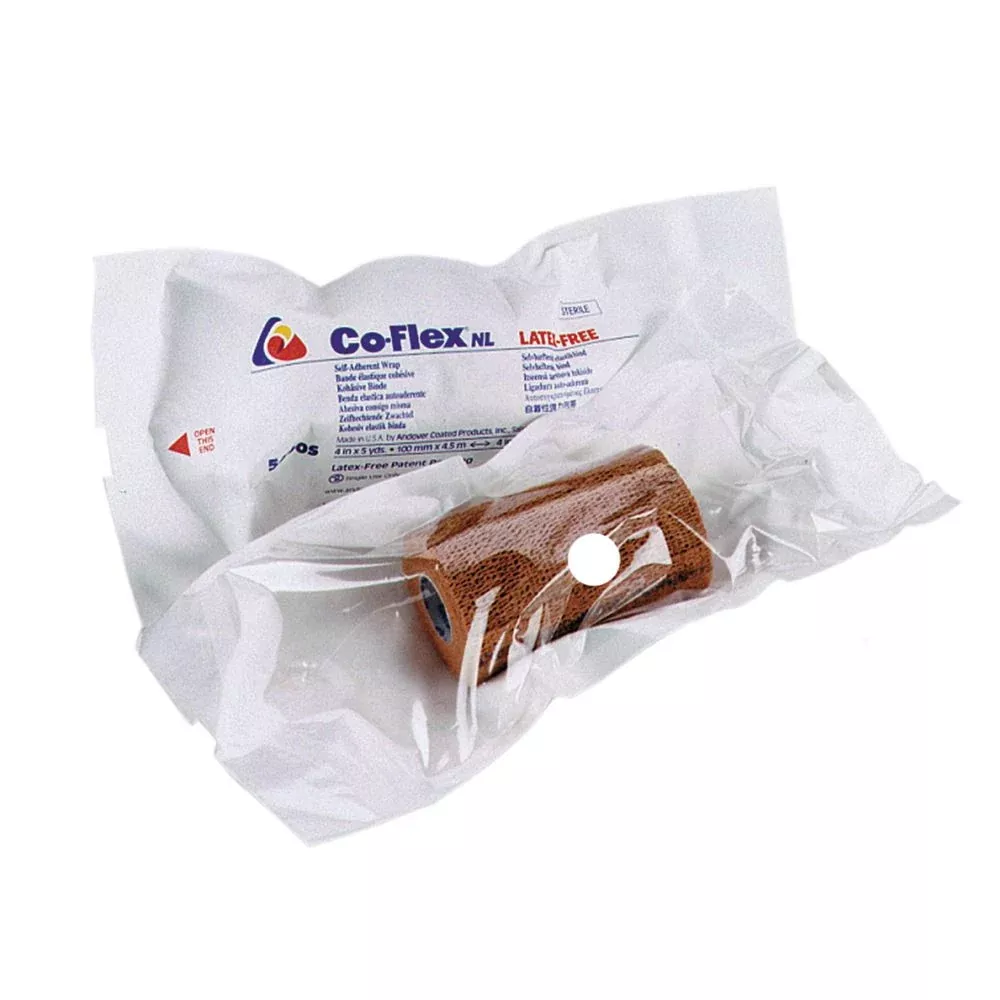 Sterile Co-Flex NL Sterile Coflex, Beige, 4"W, 18 rls/cs - 931234